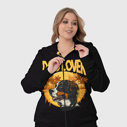 Женский 3D-костюм Любитель Собак Dog Lover, цвет: 3D-черный — фото 2