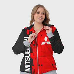 Женский 3D-костюм MITSUBISHI МИЦУБИСИ МИТСУБИСИ МИЦУБИШИ CYBER, цвет: 3D-меланж — фото 2