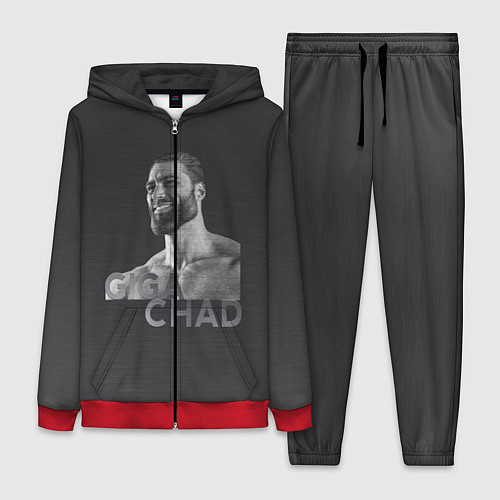 Женский костюм Giga Chad / 3D-Красный – фото 1