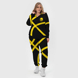 Женский 3D-костюм Голден Стэйт Уорриорз, Golden State Warriors, цвет: 3D-черный — фото 2