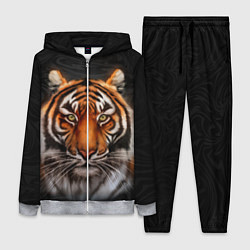 Женский 3D-костюм Реалистичный тигр Realistic Tiger, цвет: 3D-меланж