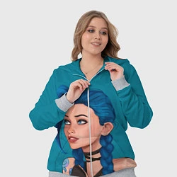 Женский 3D-костюм Красотка Джинкс, цвет: 3D-меланж — фото 2