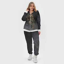 Женский 3D-костюм Тигр в тумане, цвет: 3D-белый — фото 2