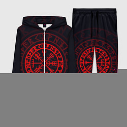 Женский 3D-костюм Красный Вегвизир, цвет: 3D-белый