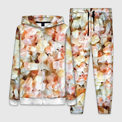 Женский 3D-костюм Салат Оливье Новогодняя Оливьешка, цвет: 3D-белый