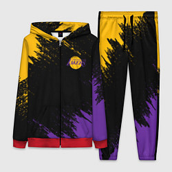 Женский 3D-костюм LAKERS БРЫЗГИ КРАСОК, цвет: 3D-красный