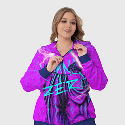 Женский 3D-костюм Katana Zero Катана Зеро Самурай, цвет: 3D-синий — фото 2