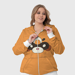 Женский 3D-костюм Genshin Impact - Гоба, цвет: 3D-белый — фото 2