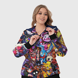 Женский 3D-костюм Cute Fnaf Pattern, цвет: 3D-черный — фото 2