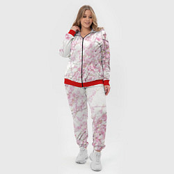 Женский 3D-костюм Розовое цветение, цвет: 3D-красный — фото 2