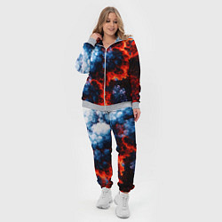Женский 3D-костюм 3D ЯДЕРНЫЙ КОСМИЧЕСКИЙ ВЗРЫВ ОГОНЬ, цвет: 3D-меланж — фото 2