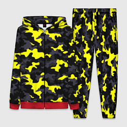 Женский 3D-костюм Black Camo, цвет: 3D-красный