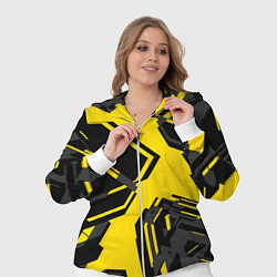 Женский 3D-костюм Абстракция Город, цвет: 3D-белый — фото 2