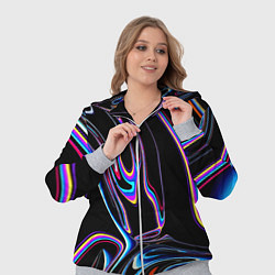 Женский 3D-костюм Vanguard pattern Neon, цвет: 3D-меланж — фото 2