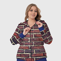 Женский 3D-костюм Brick Wall, цвет: 3D-синий — фото 2