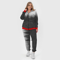 Женский 3D-костюм Туманный лес - туман, цвет: 3D-красный — фото 2