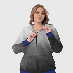 Женский 3D-костюм Темный лес - туман, цвет: 3D-синий — фото 2