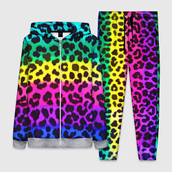 Женский 3D-костюм Leopard Pattern Neon, цвет: 3D-меланж