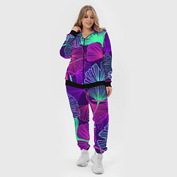 Женский 3D-костюм Neon color pattern Fashion 2023, цвет: 3D-черный — фото 2