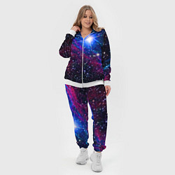 Женский 3D-костюм Открытый космос Star Neon, цвет: 3D-белый — фото 2