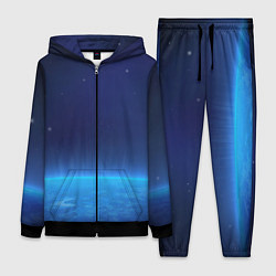 Женский 3D-костюм Планета вид из космоса, цвет: 3D-черный