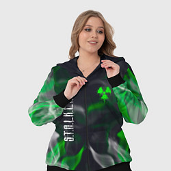 Женский 3D-костюм S T A L K E R 2 пламя, цвет: 3D-черный — фото 2