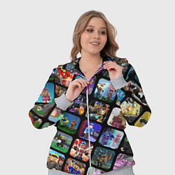 Женский 3D-костюм ROBLOX СЮЖЕТЫ, цвет: 3D-меланж — фото 2