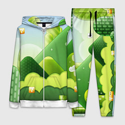 Женский 3D-костюм Вселенная марио, цвет: 3D-белый