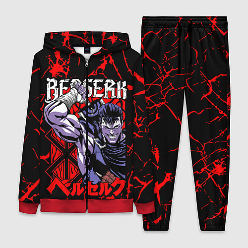 Женский костюм БЕРСЕРК BERSERK GUTS / 3D-Красный – фото 1
