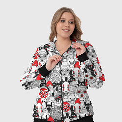 Женский 3D-костюм Studio Ghibli Stars, цвет: 3D-черный — фото 2