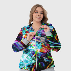 Женский 3D-костюм Красочный космос, цвет: 3D-меланж — фото 2