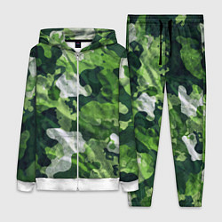 Женский 3D-костюм Camouflage Pattern Камуфляж Паттерн, цвет: 3D-белый