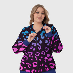 Женский 3D-костюм Леопардовый градиент, цвет: 3D-синий — фото 2