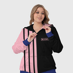 Женский 3D-костюм BLACKPINK HALF BLACK-PINK MINI LOGO, цвет: 3D-синий — фото 2