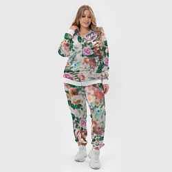 Женский 3D-костюм Color floral pattern Expressionism Summer, цвет: 3D-белый — фото 2