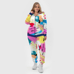 Женский 3D-костюм Всплески красок Лето, цвет: 3D-синий — фото 2