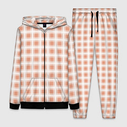 Женский костюм Light beige plaid fashionable checkered pattern