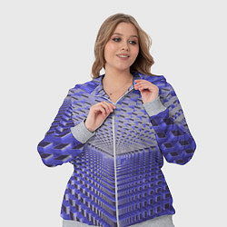 Женский 3D-костюм Неоновые кубы - оптическая иллюзия, цвет: 3D-меланж — фото 2