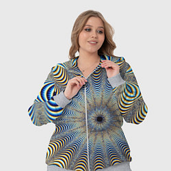 Женский 3D-костюм Туннель - оптическая иллюзия, цвет: 3D-меланж — фото 2