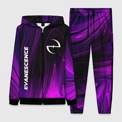 Женский 3D-костюм Evanescence violet plasma, цвет: 3D-черный