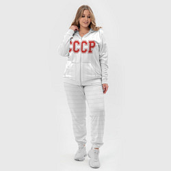 Женский 3D-костюм СССР - Союз Советских Социалистических Республик, цвет: 3D-белый — фото 2