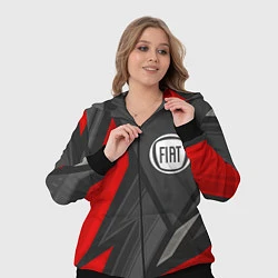 Женский 3D-костюм Fiat sports racing, цвет: 3D-черный — фото 2