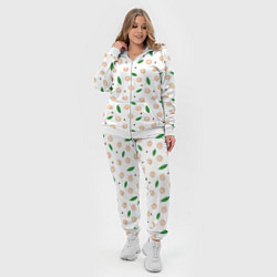 Женский 3D-костюм Пельмени с лавровым листом и перцем, цвет: 3D-белый — фото 2