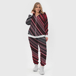 Женский 3D-костюм Абстрактные неоновые линии и полосы, цвет: 3D-белый — фото 2