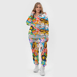 Женский 3D-костюм Skzoo stickers characters, цвет: 3D-меланж — фото 2