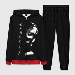 Женский 3D-костюм Tokyo Ghoul Kaneki Ken - anime, цвет: 3D-красный