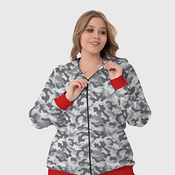 Женский 3D-костюм Камуфляж М-21 серый, цвет: 3D-красный — фото 2
