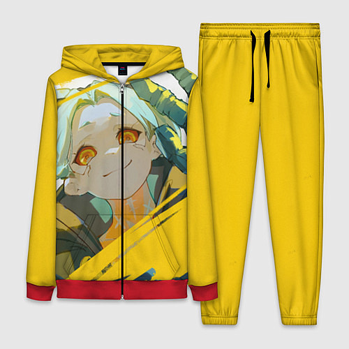 Женский костюм Киберпанк: Бегущие по краю Ребекка / 3D-Красный – фото 1