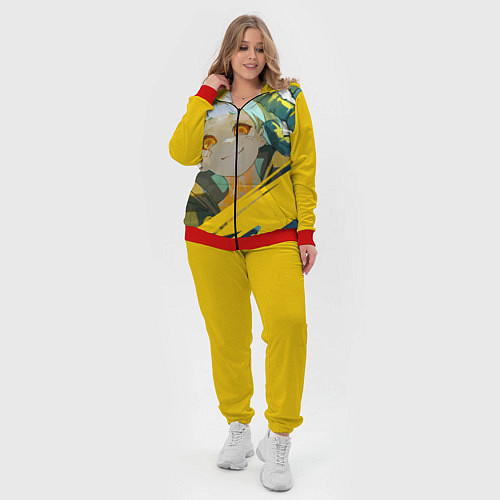 Женский костюм Киберпанк: Бегущие по краю Ребекка / 3D-Красный – фото 4