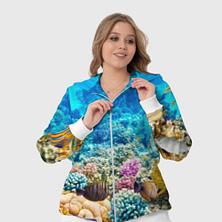 Женский 3D-костюм Дно морское, цвет: 3D-белый — фото 2